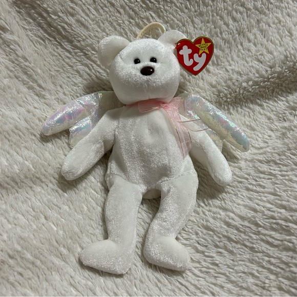 Ty Beanie Babies ‘Halo’ Bear MWMT - Picture 1 of 6